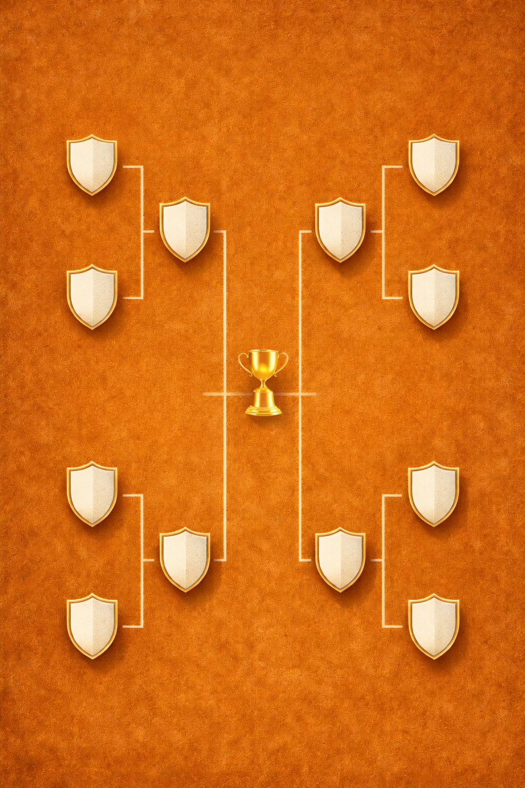 Chaveamento do NaTrave mostrando partidas do campeonato